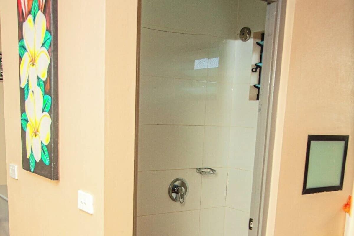 Luxury Villa — the private bathroom with shower and amenities